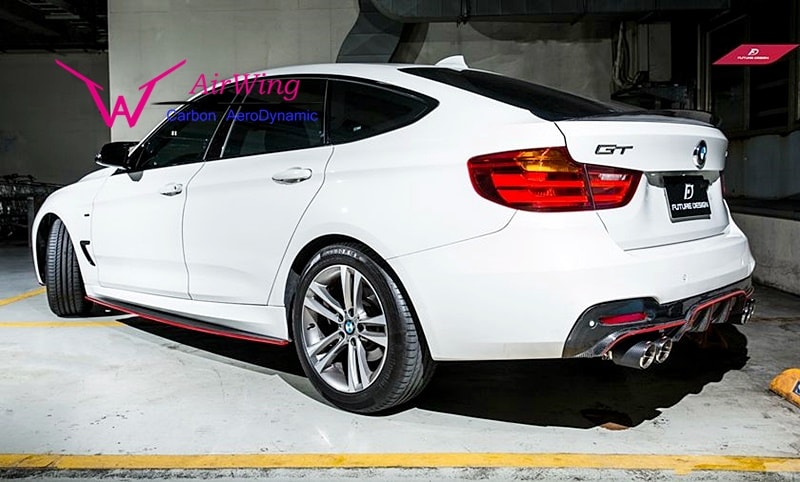 F34 3er GT - Future-Design style Carbon side Skirt Splitter 03